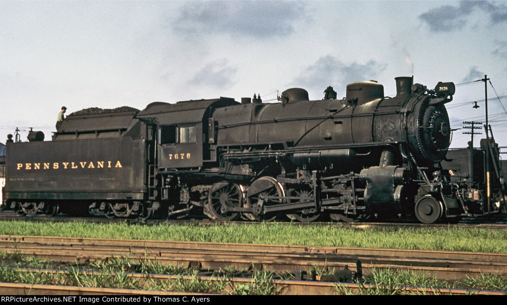 PRR 7676, H-10S, 1950